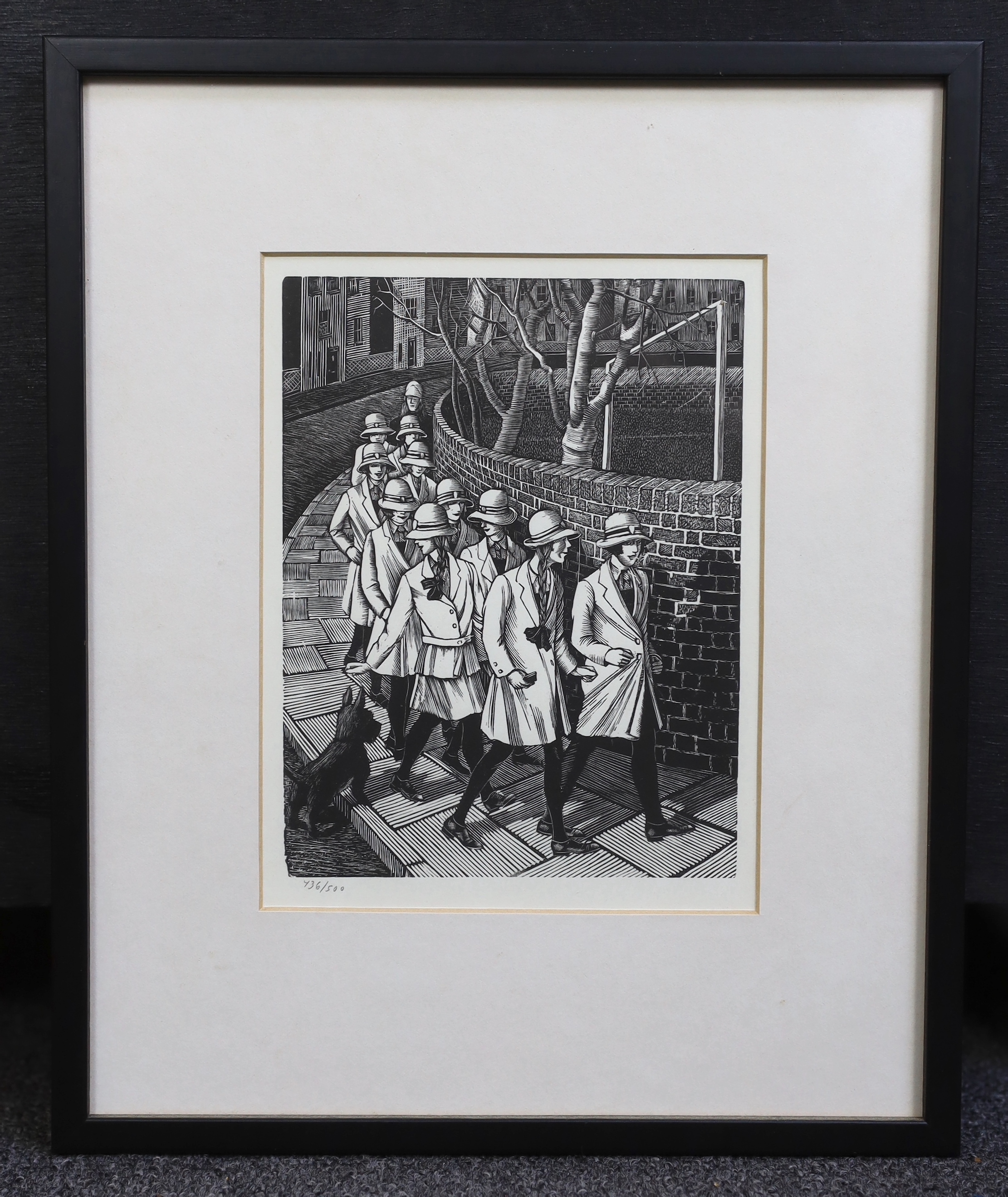 Tirzah Garwood Ravilious (English, 1908-1951), 'The Crocodile', 1929, engraving on boxwood, 16.5 x 12.5cm